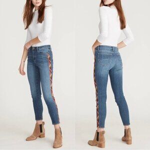 DRIFTWOOD Jackie High Rise Skinny Aztec Side Stripe 29